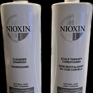 Nioxin System 1 - Shampoo & Conditioner (2 - 1 Liter Bottles)